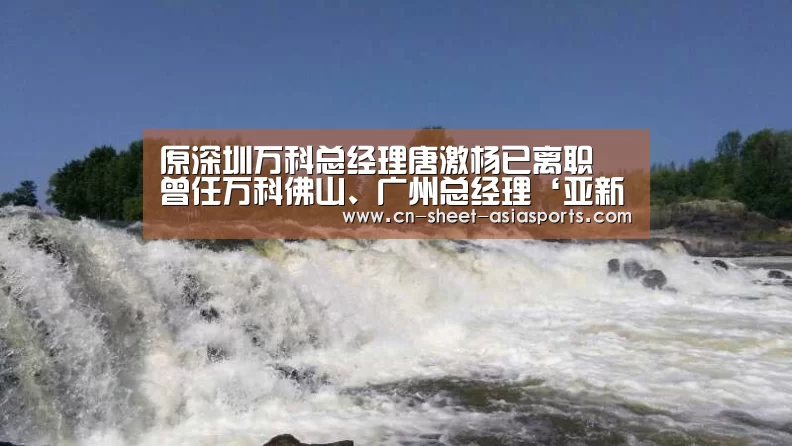 原深圳万科总经理唐激杨已离职 曾任万科佛山、广州总经理‘亚新体育App下载’(图2) 亚新体育手机应用